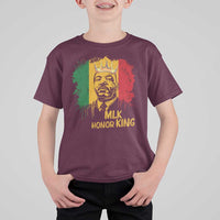 MLK T Shirt For Kid Honor King Civil Rights Leader Black History Month - Wonder Print Shop