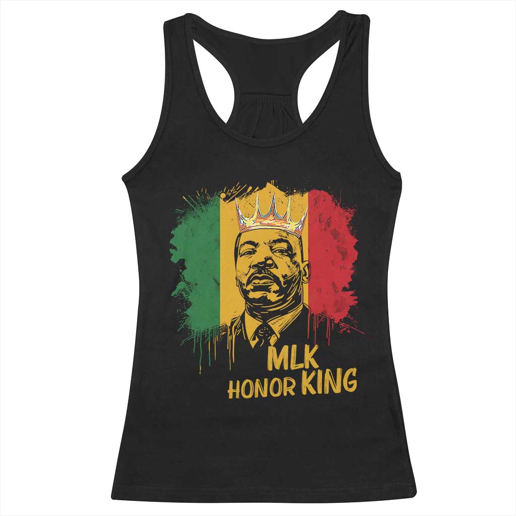 MLK Racerback Tank Top Honor King Civil Rights Leader Black History Month - Wonder Print Shop