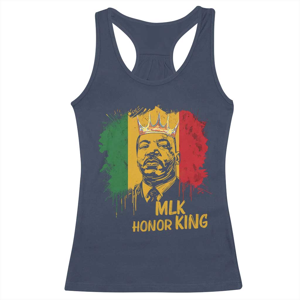 MLK Racerback Tank Top Honor King Civil Rights Leader Black History Month - Wonder Print Shop