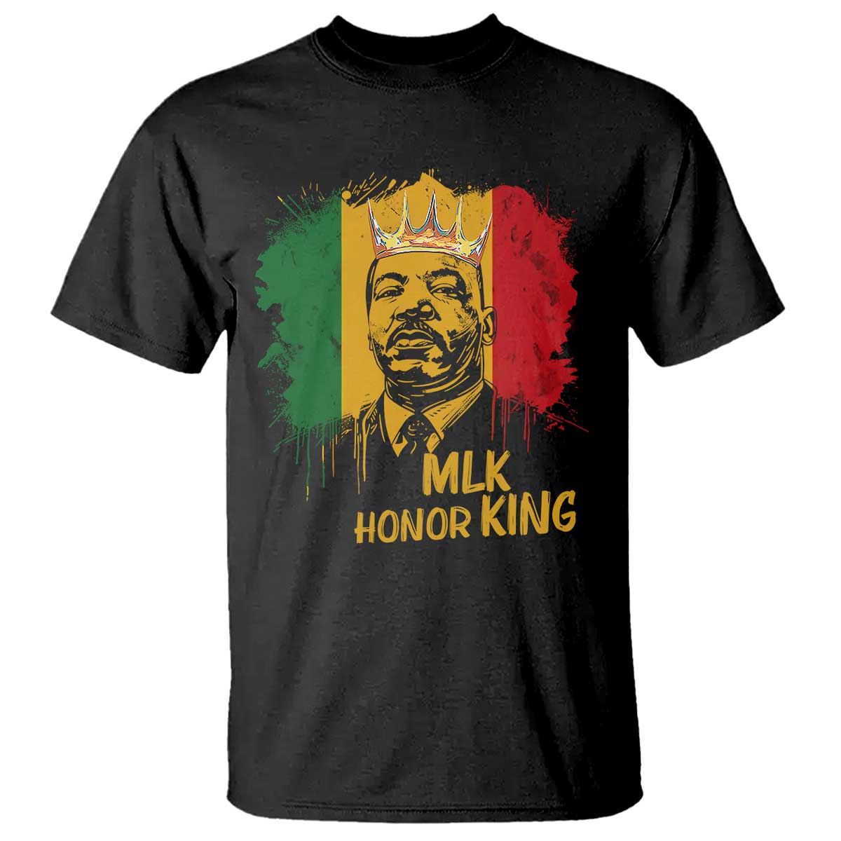 MLK T Shirt Honor King Civil Rights Leader Black History Month - Wonder Print Shop