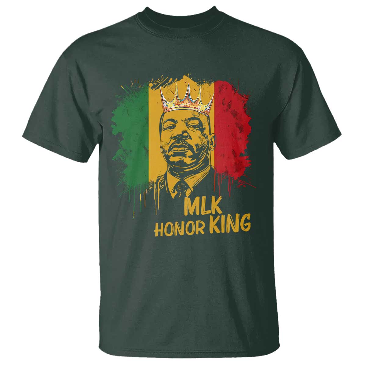MLK T Shirt Honor King Civil Rights Leader Black History Month - Wonder Print Shop