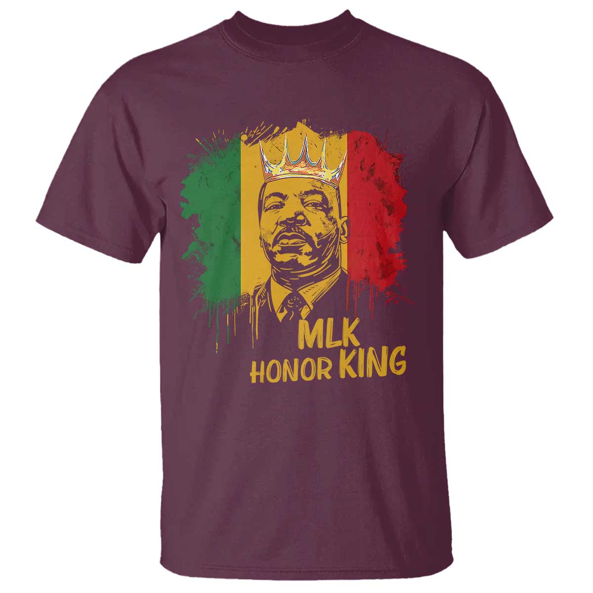MLK T Shirt Honor King Civil Rights Leader Black History Month - Wonder Print Shop