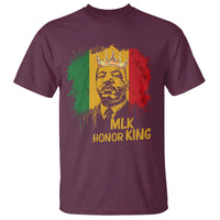 MLK T Shirt Honor King Civil Rights Leader Black History Month - Wonder Print Shop