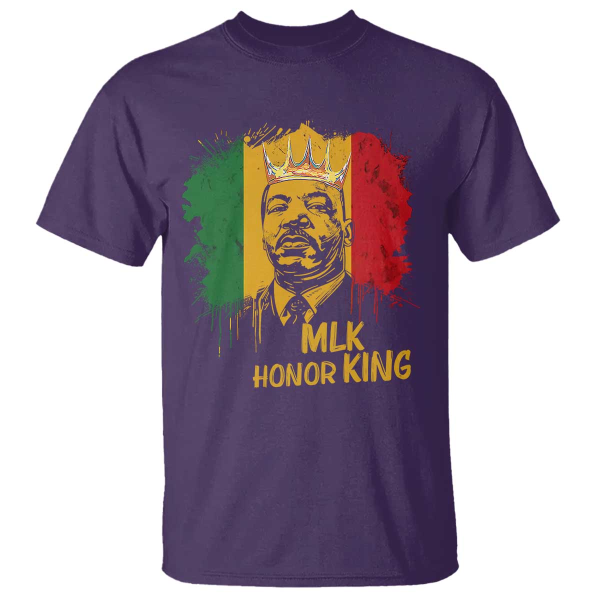 MLK T Shirt Honor King Civil Rights Leader Black History Month - Wonder Print Shop