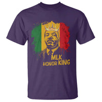 MLK T Shirt Honor King Civil Rights Leader Black History Month - Wonder Print Shop