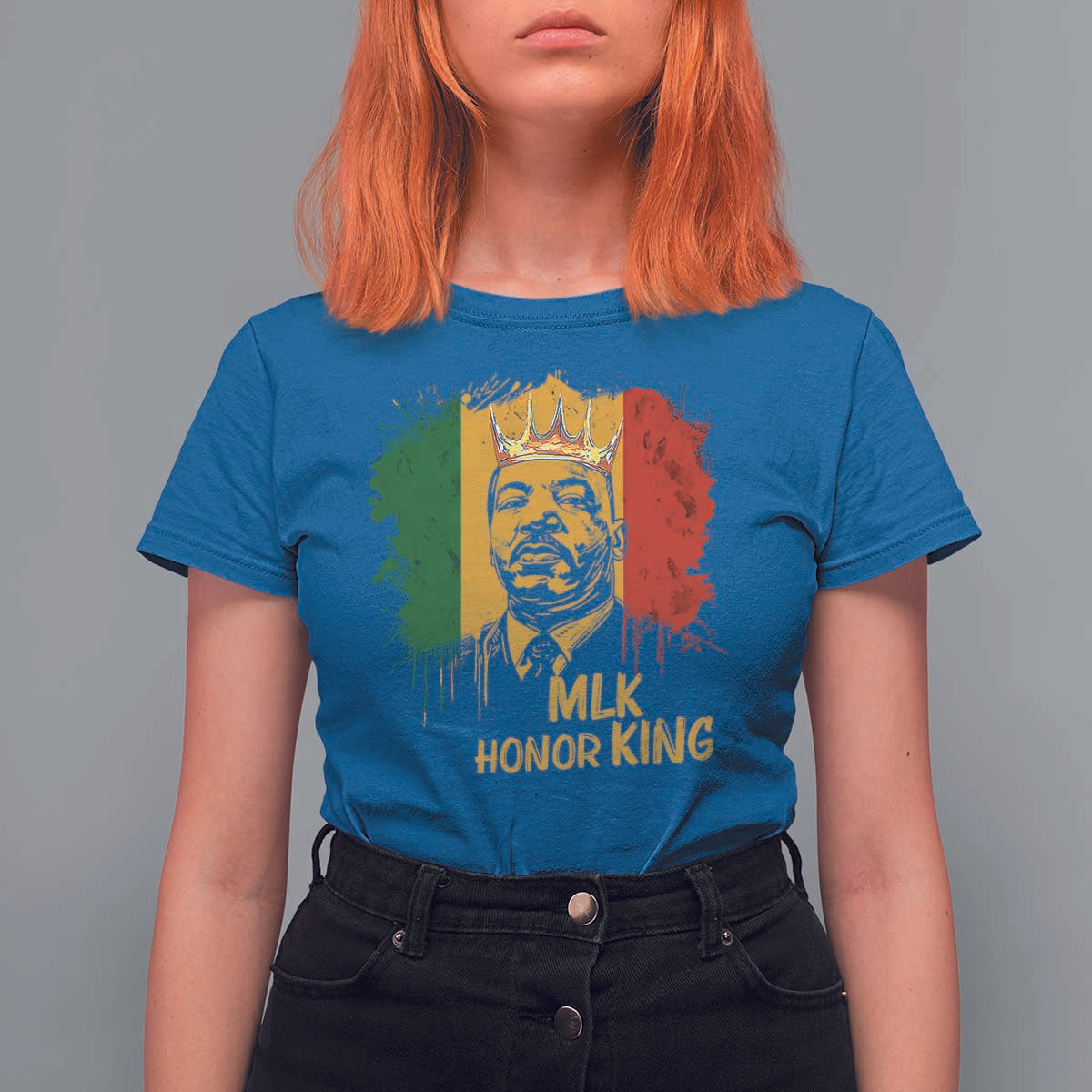 MLK T Shirt For Women Honor King Civil Rights Leader Black History Month - Wonder Print Shop