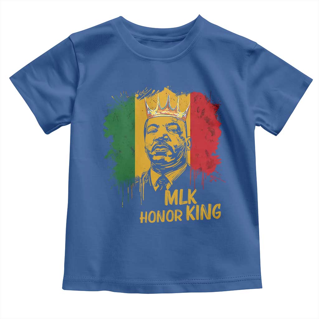 MLK Toddler T Shirt Honor King Civil Rights Leader Black History Month - Wonder Print Shop