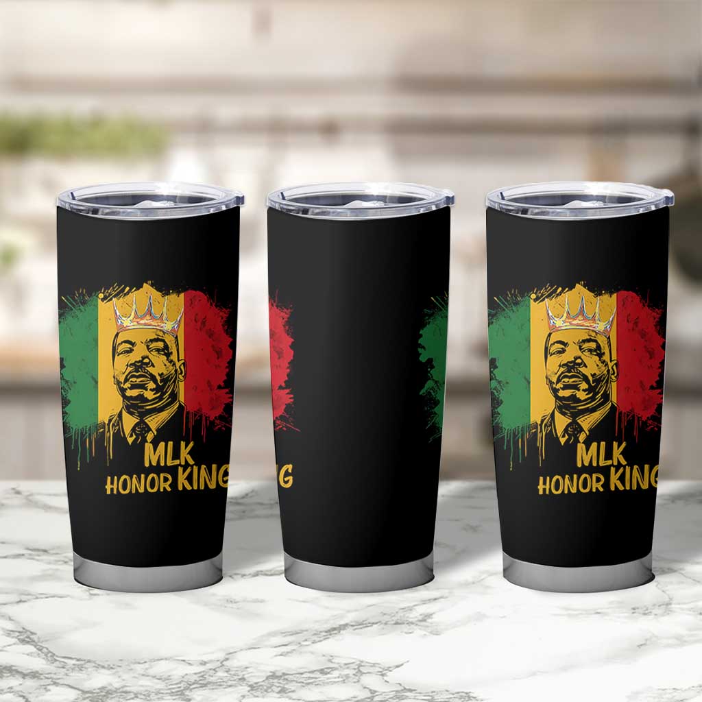 MLK Tumbler Cup Honor King Civil Rights Leader Black History Month - Wonder Print Shop