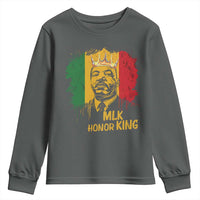 MLK Youth Sweatshirt Honor King Civil Rights Leader Black History Month - Wonder Print Shop