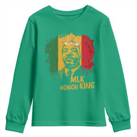 MLK Youth Sweatshirt Honor King Civil Rights Leader Black History Month - Wonder Print Shop
