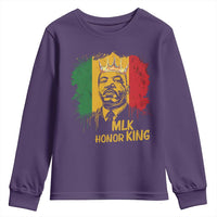 MLK Youth Sweatshirt Honor King Civil Rights Leader Black History Month - Wonder Print Shop