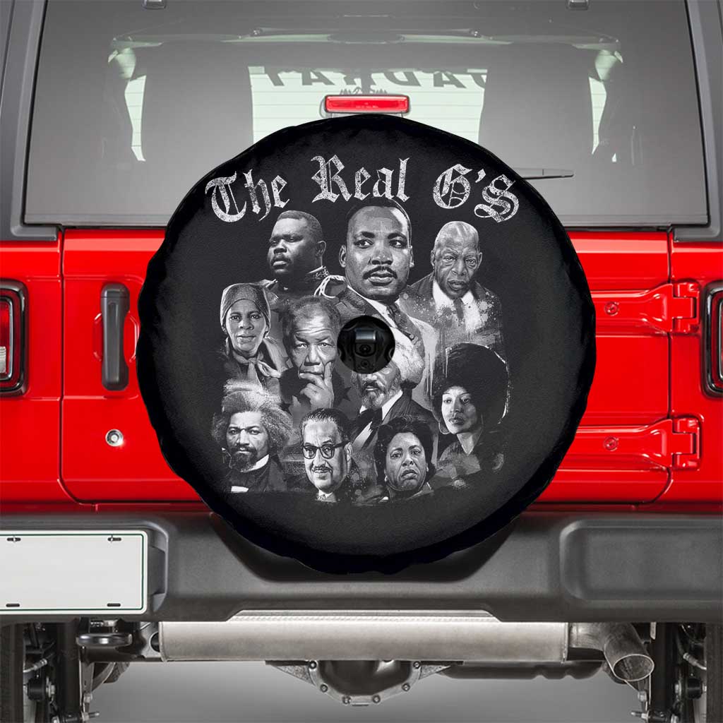 Civil Rights Legends Spare Tire Cover The Real G’s Juneteenth Black History Month - Wonder Print Shop