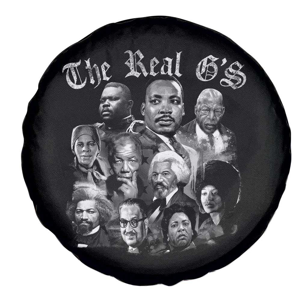 Civil Rights Legends Spare Tire Cover The Real G’s Juneteenth Black History Month - Wonder Print Shop