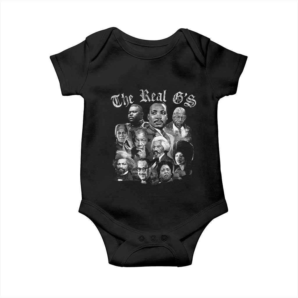 Civil Rights Legends Baby Onesie The Real G’s Juneteenth Black History Month - Wonder Print Shop