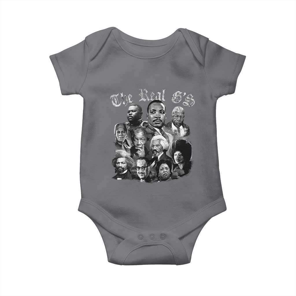 Civil Rights Legends Baby Onesie The Real G’s Juneteenth Black History Month - Wonder Print Shop