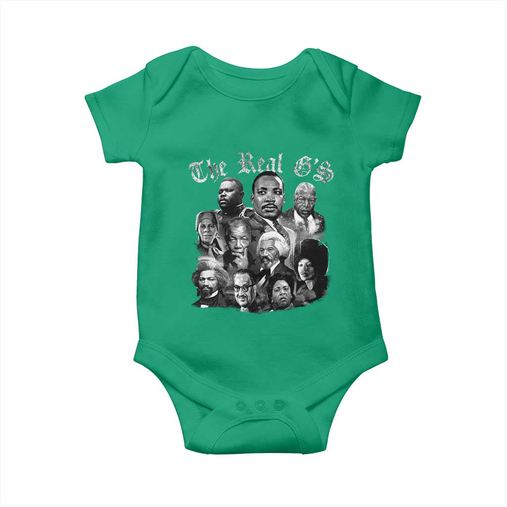 Civil Rights Legends Baby Onesie The Real G’s Juneteenth Black History Month - Wonder Print Shop