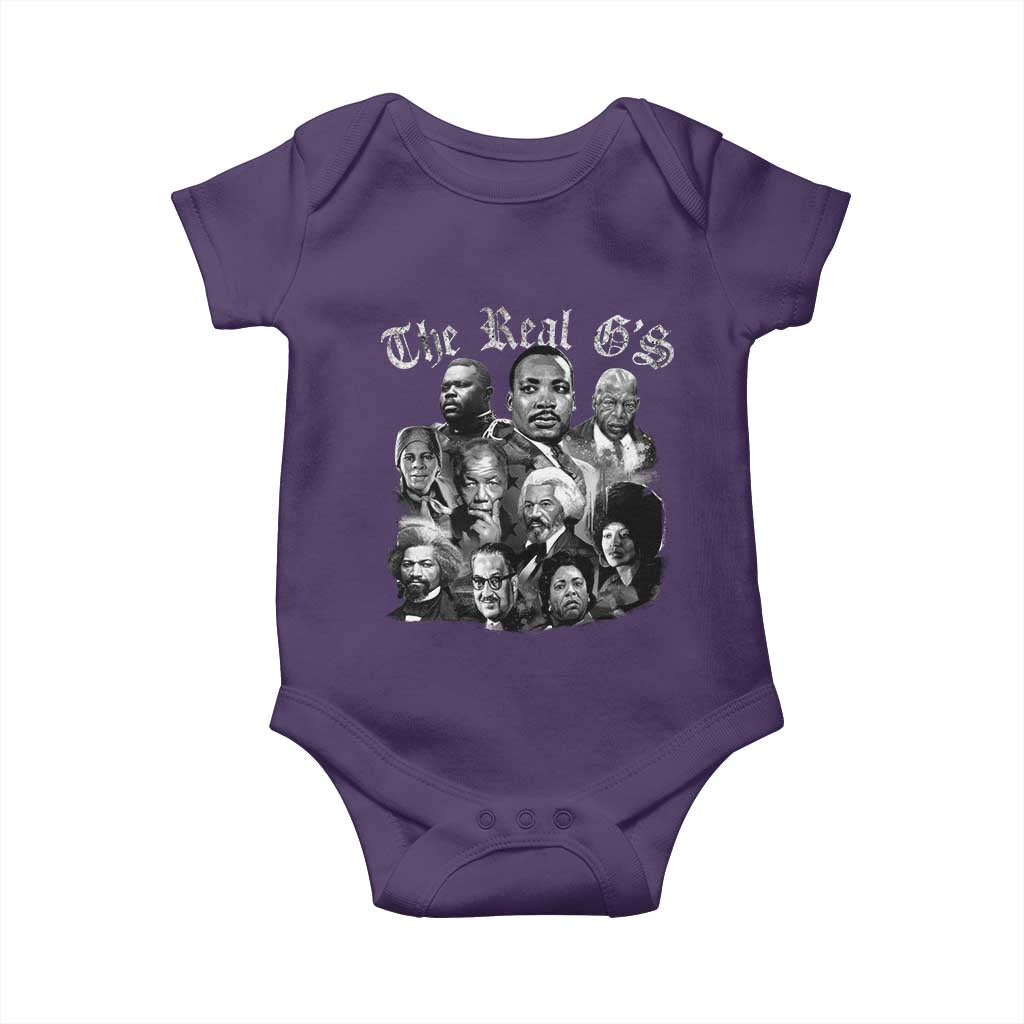 Civil Rights Legends Baby Onesie The Real G’s Juneteenth Black History Month - Wonder Print Shop