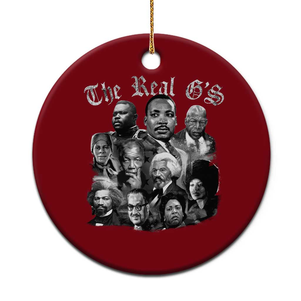 Civil Rights Legends Ceramic Ornament The Real G’s Juneteenth Black History Month - Wonder Print Shop