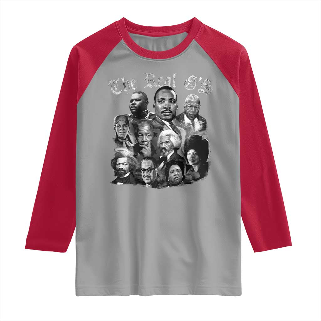 Civil Rights Legends Raglan Shirt The Real G’s Juneteenth Black History Month - Wonder Print Shop