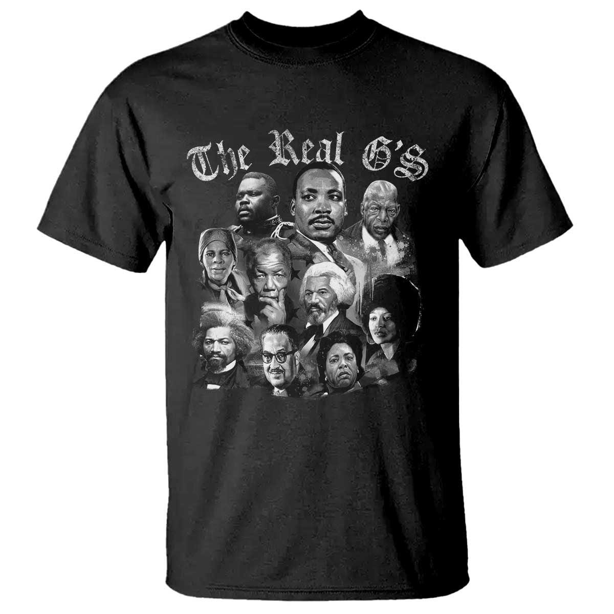 Civil Rights Legends T Shirt The Real G’s Juneteenth Black History Month - Wonder Print Shop