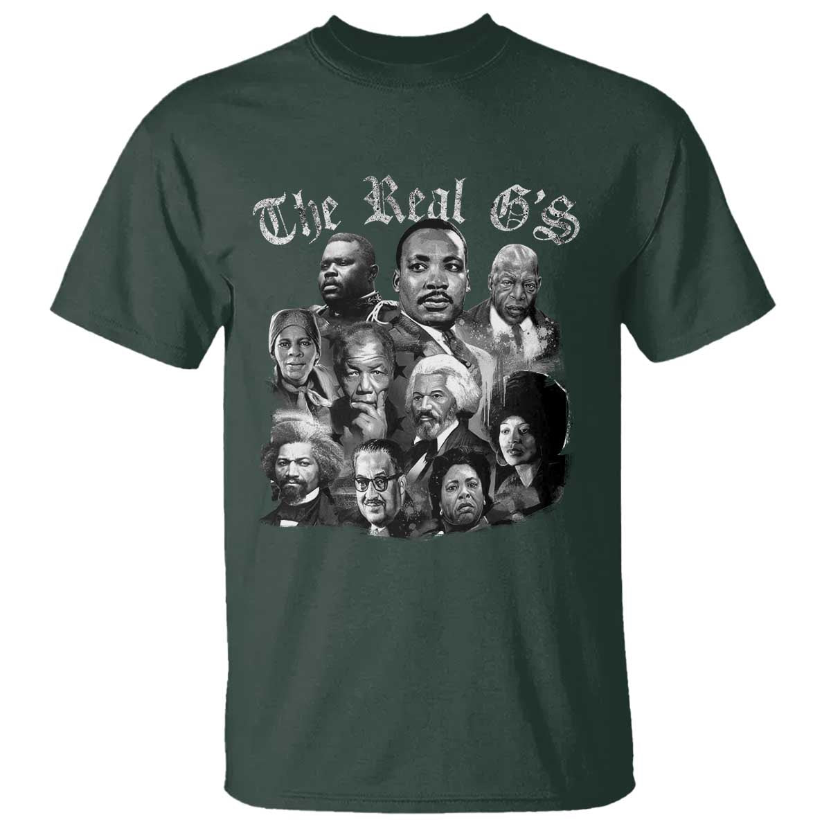 Civil Rights Legends T Shirt The Real G’s Juneteenth Black History Month - Wonder Print Shop
