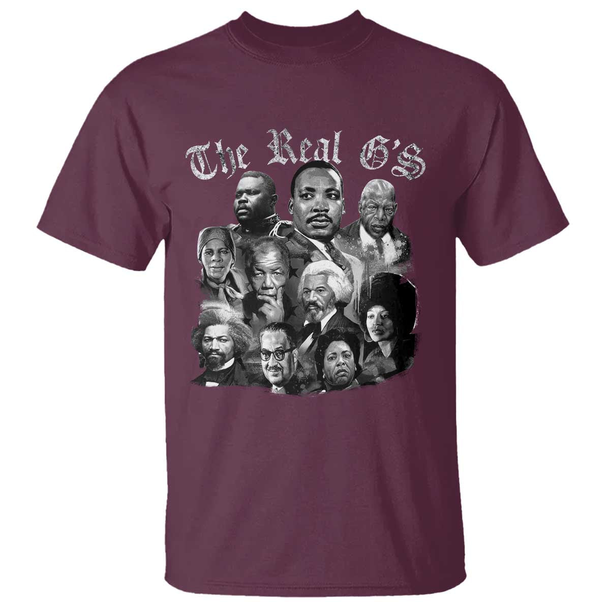 Civil Rights Legends T Shirt The Real G’s Juneteenth Black History Month - Wonder Print Shop