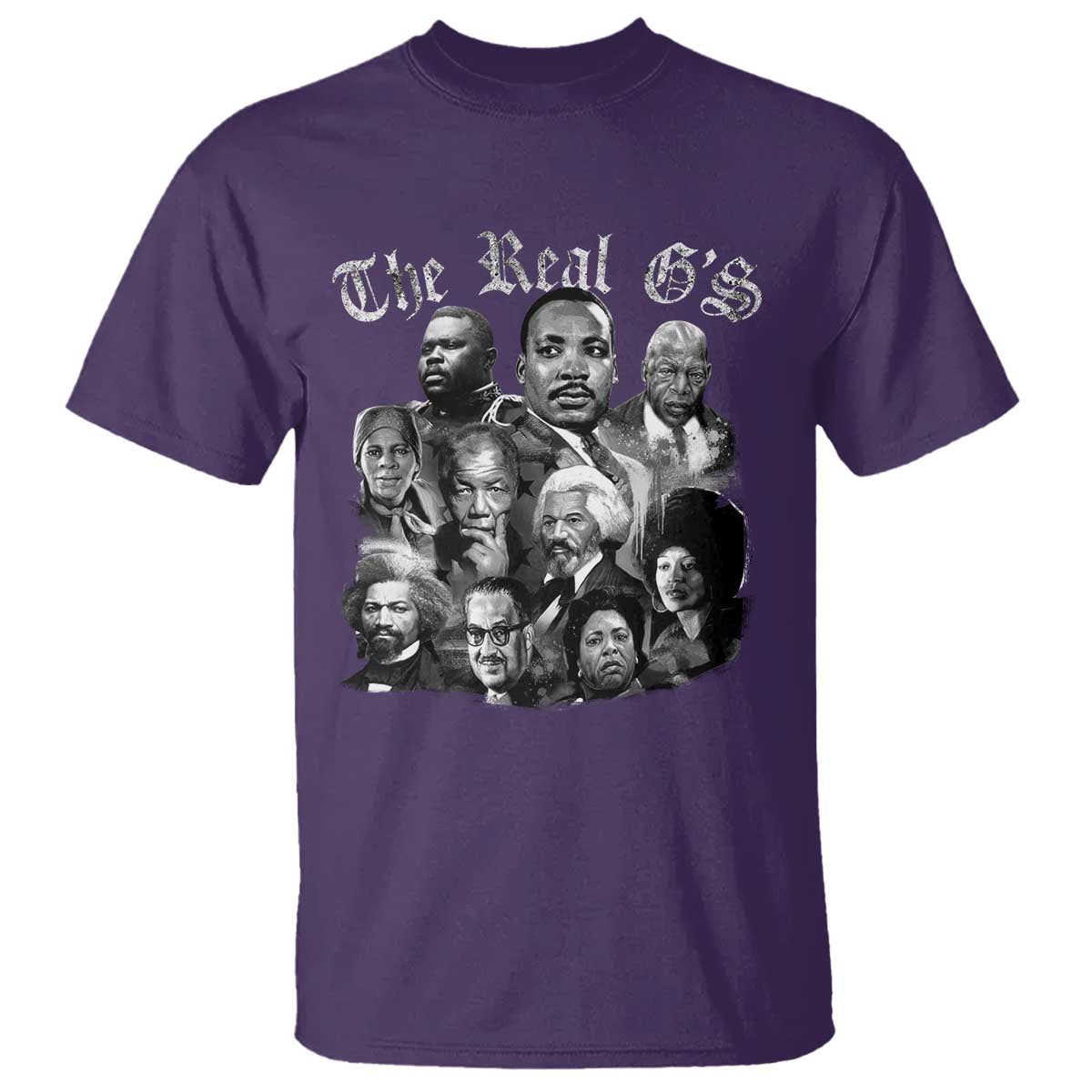 Civil Rights Legends T Shirt The Real G’s Juneteenth Black History Month - Wonder Print Shop