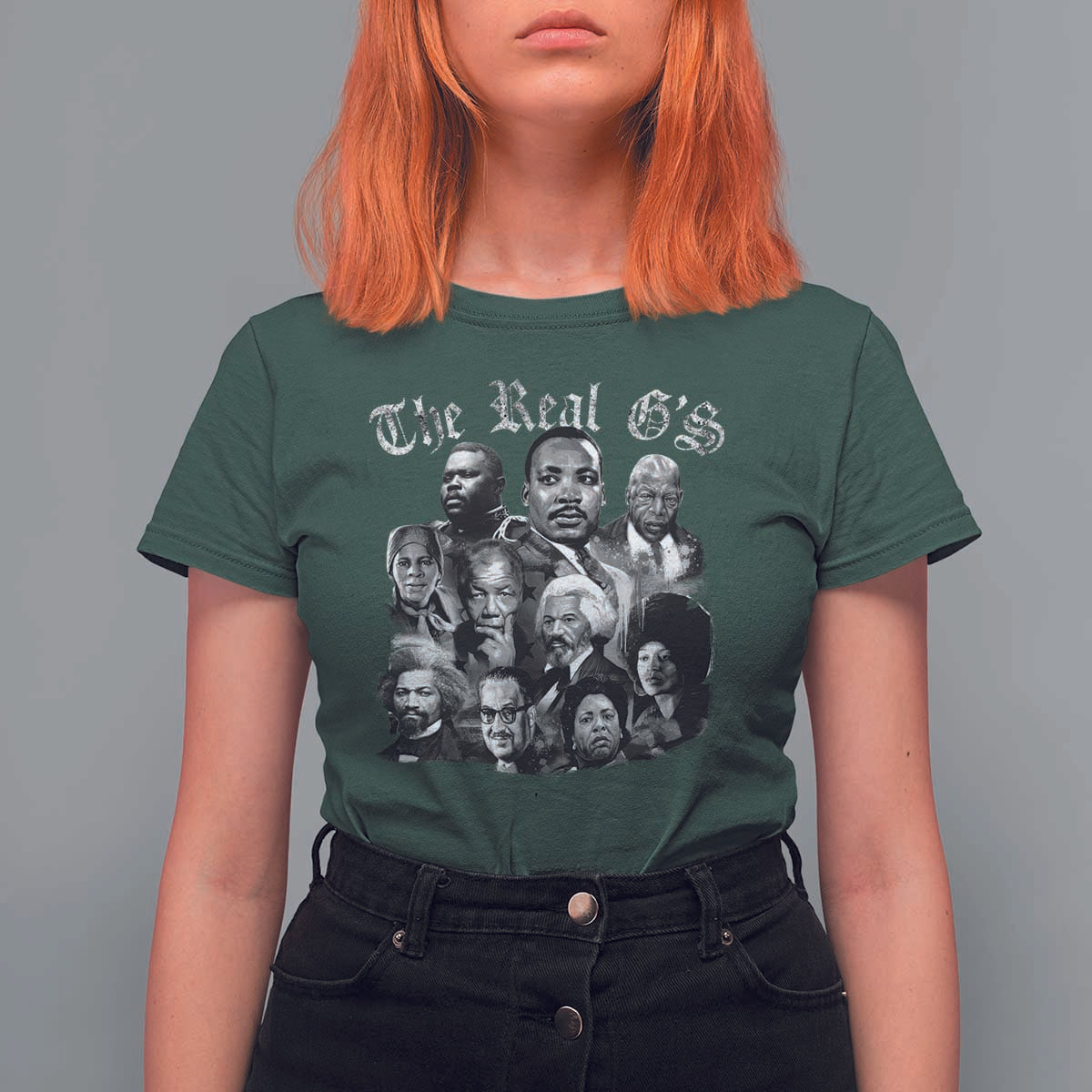 Civil Rights Legends T Shirt For Women The Real G’s Juneteenth Black History Month - Wonder Print Shop