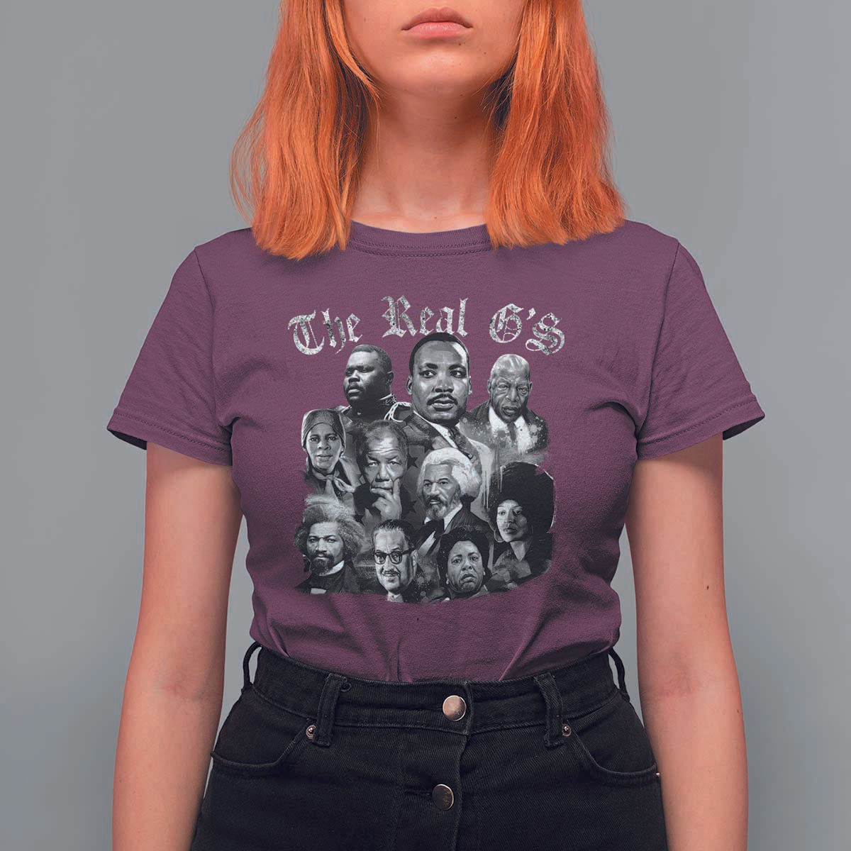 Civil Rights Legends T Shirt For Women The Real G’s Juneteenth Black History Month - Wonder Print Shop