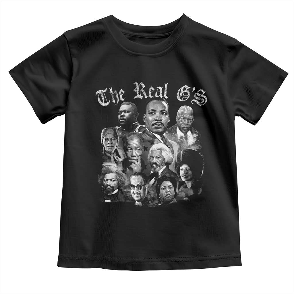 Civil Rights Legends Toddler T Shirt The Real G’s Juneteenth Black History Month - Wonder Print Shop
