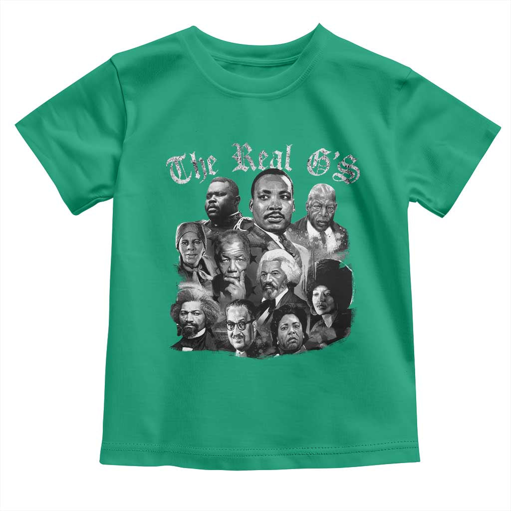Civil Rights Legends Toddler T Shirt The Real G’s Juneteenth Black History Month - Wonder Print Shop