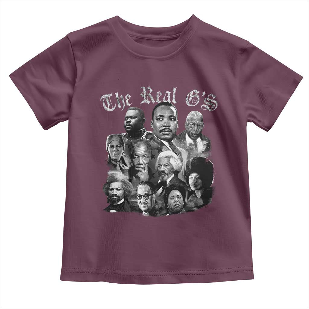 Civil Rights Legends Toddler T Shirt The Real G’s Juneteenth Black History Month - Wonder Print Shop