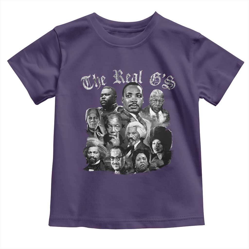 Civil Rights Legends Toddler T Shirt The Real G’s Juneteenth Black History Month - Wonder Print Shop
