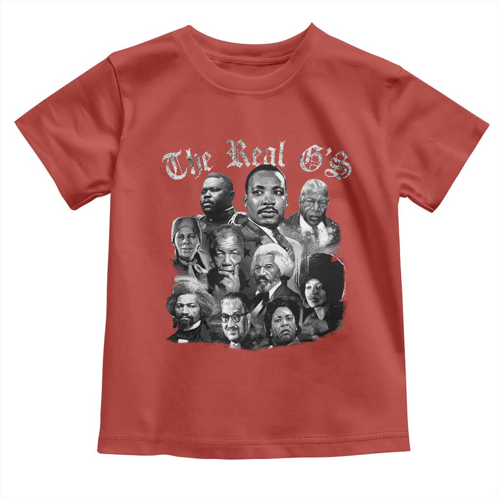 Civil Rights Legends Toddler T Shirt The Real G’s Juneteenth Black History Month - Wonder Print Shop