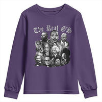Civil Rights Legends Youth Sweatshirt The Real G’s Juneteenth Black History Month - Wonder Print Shop