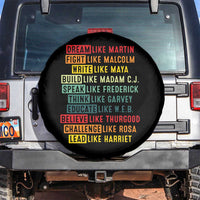 Black History Month Spare Tire Cover Retro Inspirational Leaders - Wonder Print Shop
