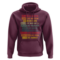 Black History Month Hoodie Retro Inspirational Leaders - Wonder Print Shop