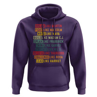 Black History Month Hoodie Retro Inspirational Leaders - Wonder Print Shop