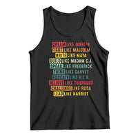 Black History Month Tank Top Retro Inspirational Leaders - Wonder Print Shop