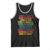 Black History Month Tank Top Retro Inspirational Leaders - Wonder Print Shop