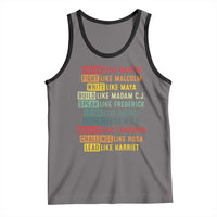 Black History Month Tank Top Retro Inspirational Leaders - Wonder Print Shop