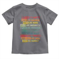 Black History Month Toddler T Shirt Retro Inspirational Leaders - Wonder Print Shop