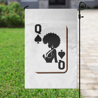 Black Queen Garden Flag Black History Month Afro Woman Poker Card Games - Wonder Print Shop