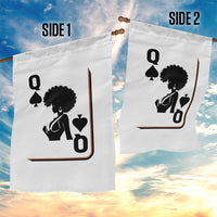 Black Queen Garden Flag Black History Month Afro Woman Poker Card Games - Wonder Print Shop