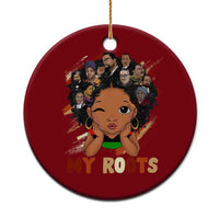 Black African Girl Ceramic Ornament Black History Month Juneteenth Gift Afro Empowerment - Wonder Print Shop