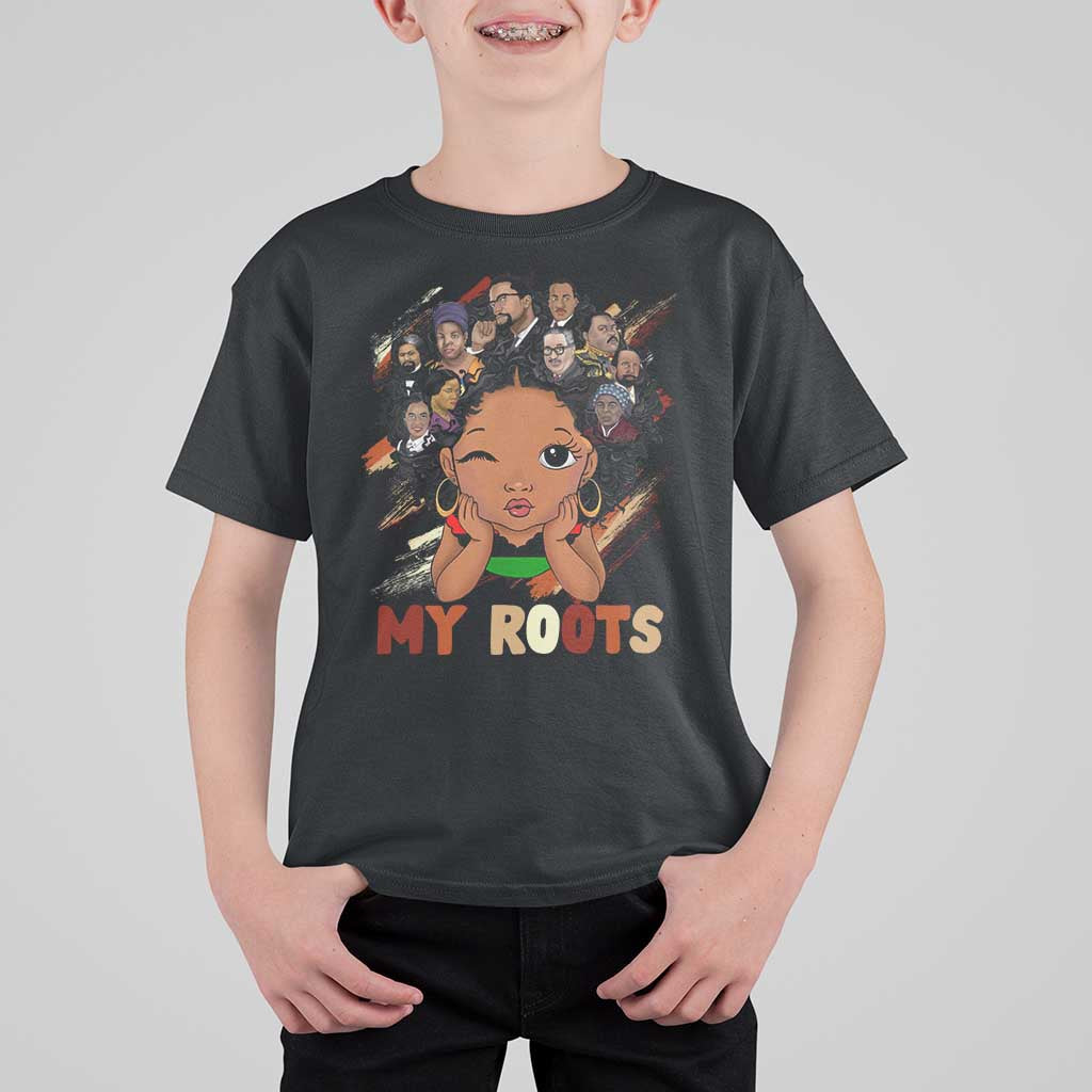 Black African Girl T Shirt For Kid Black History Month Juneteenth Gift Afro Empowerment - Wonder Print Shop