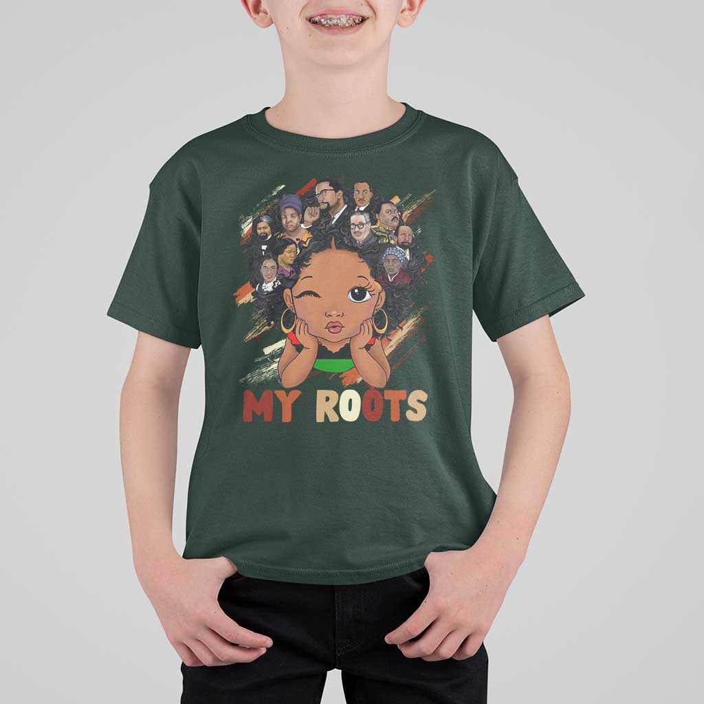 Black African Girl T Shirt For Kid Black History Month Juneteenth Gift Afro Empowerment - Wonder Print Shop