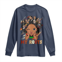 Black African Girl Long Sleeve Shirt Black History Month Juneteenth Gift Afro Empowerment - Wonder Print Shop