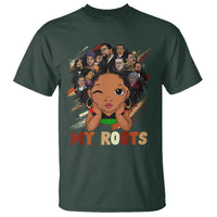 Black African Girl T Shirt Black History Month Juneteenth Gift Afro Empowerment - Wonder Print Shop