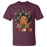 Black African Girl T Shirt Black History Month Juneteenth Gift Afro Empowerment - Wonder Print Shop
